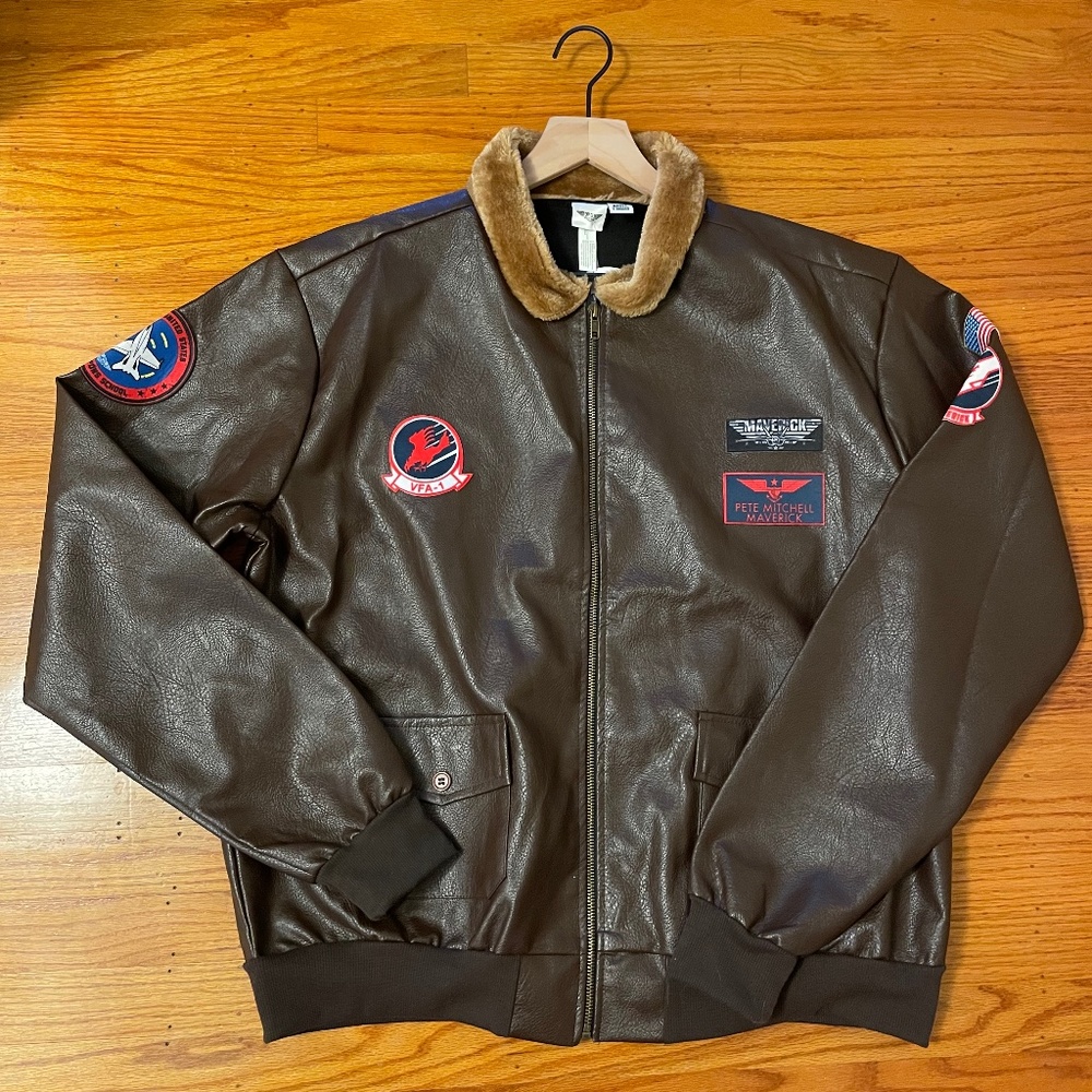 Top Gun Maverick Adult Men’s Costume Bomber Jacket